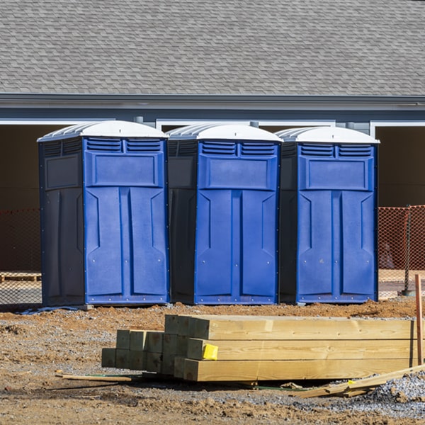 how can i report damages or issues with the portable restrooms during my rental period in Palisades